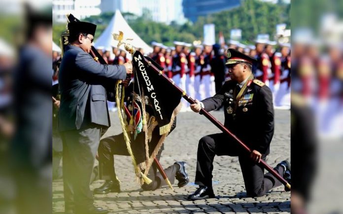 Polda Aceh Terima Tanda Kehormatan Nugraha Sakanti dari Presiden