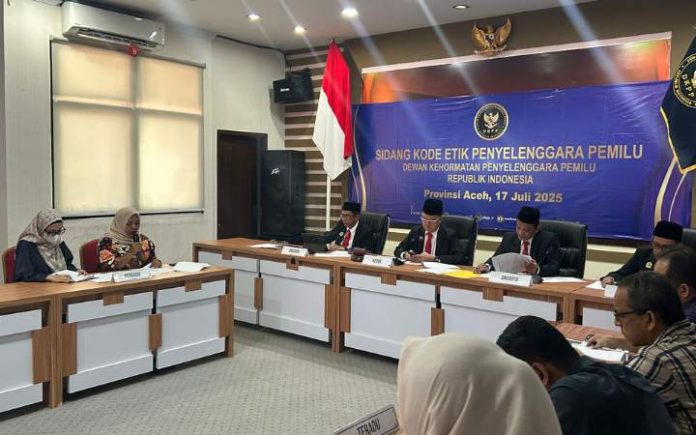 Sidang kode etik DKPP Panwaslih Banda Aceh Diduga Abaikan Temuan Politik Uang Timses Illiza-Afdhal