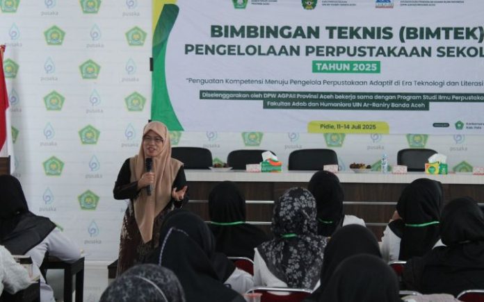 Perpustakaan UIN Ar-Raniry 82 Guru PAI di Pidie Dilatih Kelola Perpustakaan Sekolah