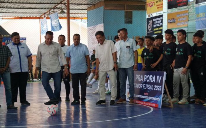 Wakil Wali Kota Lhokseumawe Wakil Wali Kota Lhokseumawe Buka Pra-PORA Futsal Grup B