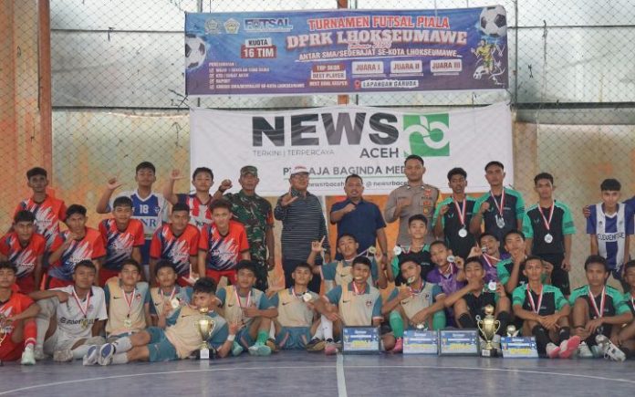 turmanen futsal piala dprk lhokseumawe SMAN 1 Lhokseumawe Juarai Turnamen Futsal Piala DPRK Lhokseumawe