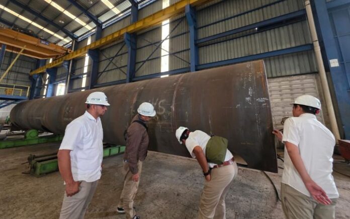 BPMA Pantau Proses Pabrikasi Peralatan Proyek GPF Cluster IV di Cilegon