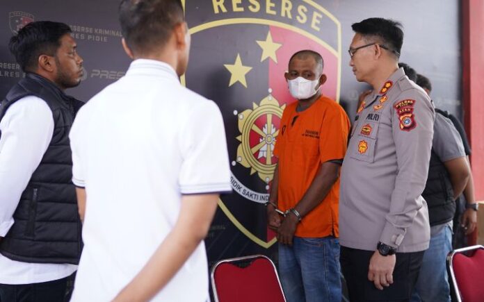 Polres Pidie Sita Ratusan Kilo Beras Oplosan, Hendak Dipasarkan ke Aceh Besar