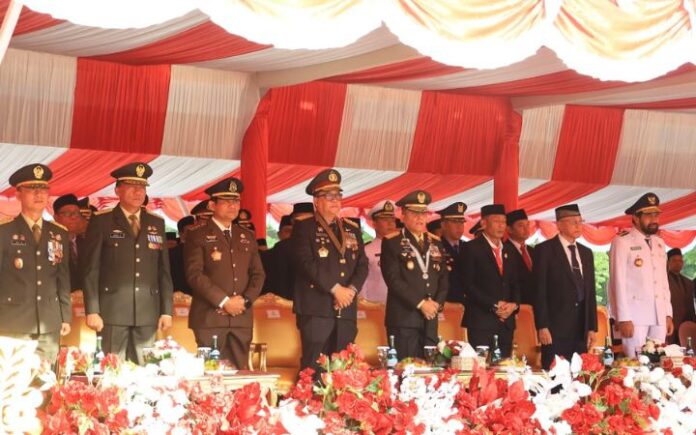 Kapolda Aceh Ikuti Upacara HUT ke-80 RI di Blang Padang
