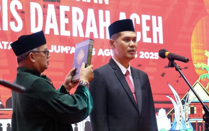 Mualem Lantik M. Nasir sebagai Sekda Aceh