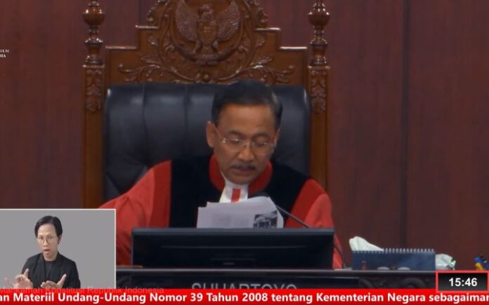 MK Larang Wamen Rangkap Jabatan MK Larang Wamen Rangkap Jabatan