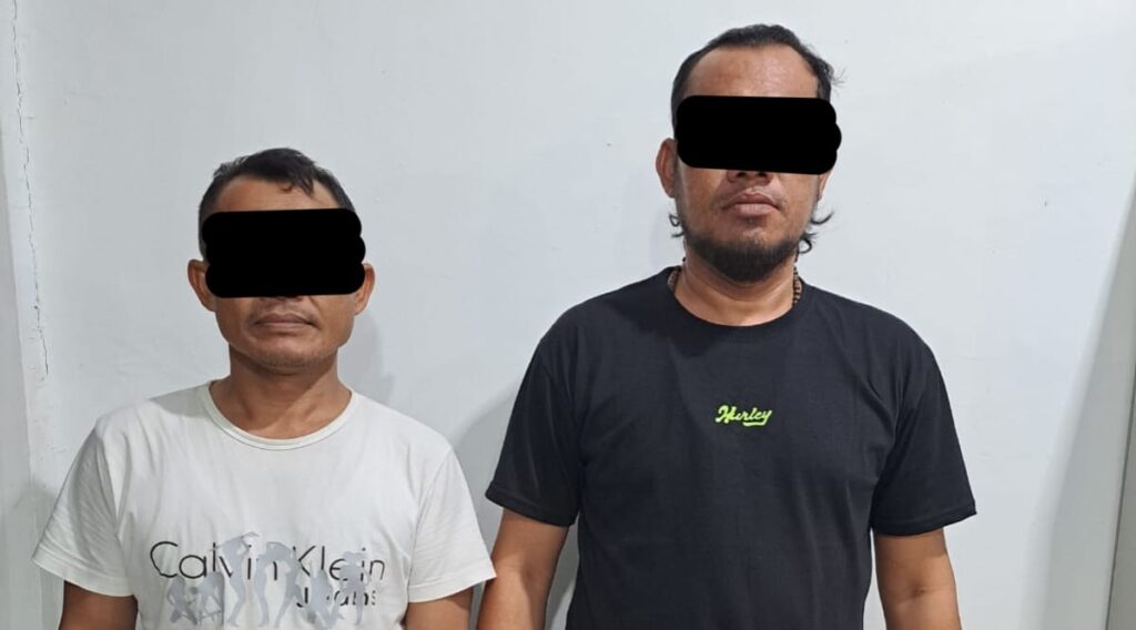 dua pria yang mengamuk di perkim Aceh