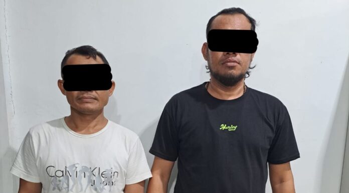 dua pria yang mengamuk di perkim Aceh