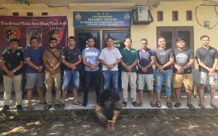 pelaku Polisi Tangkap Pelaku Penganiayaan Pasutri di Aceh Singkil