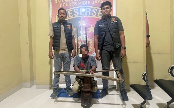 Curi Mesin Kincir Air Tambak, Warga Meureudu Ditangkap Polisi