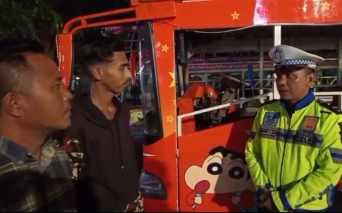 Sering Tak Patuh, Untuk Sementara Odong-odong Dilarang Beroperasi