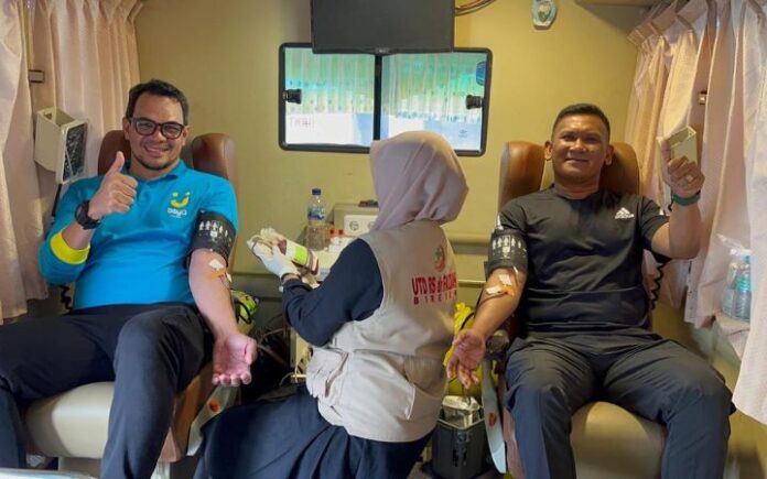 Donor Darah di Kejari Bireuen Hasilkan 70 Kantong untuk RSUD dr. Fauziah