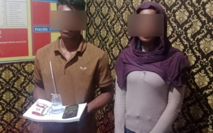 Seorang Janda di Aceh Utara Ditangkap Saat Pesta Sabu Bareng 4 Pria