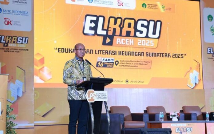 ELKASU LPS 2025 Ratusan Mahasiswa Padati Seminar LPS di UIN Ar-Raniry, Bahas Keuangan Syariah Gen Z
