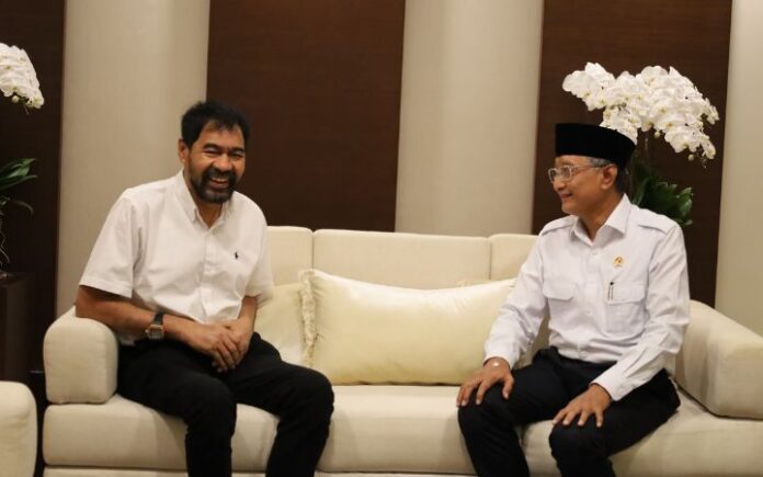 Mualem dan Menteri PU Temui Menteri PU, Mualem Bahas Kelanjutan Proyek Terowongan Geurutee