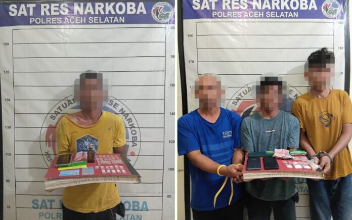 Polisi Bongkar Jaringan Sabu di Aceh Selatan, 4 Pengedar Diamankan