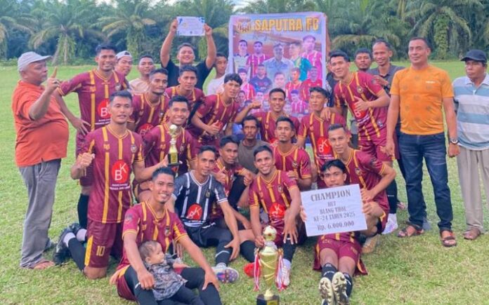 Saputra FC Libas Rampak FC 5-0, Saputra FC Juarai Turnamen HUT Blang Thoe FC XXIV 2025