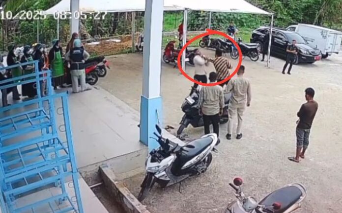 Wakil Bupati Pidie Jaya Tinju Kepala SPPG Trienggadeng