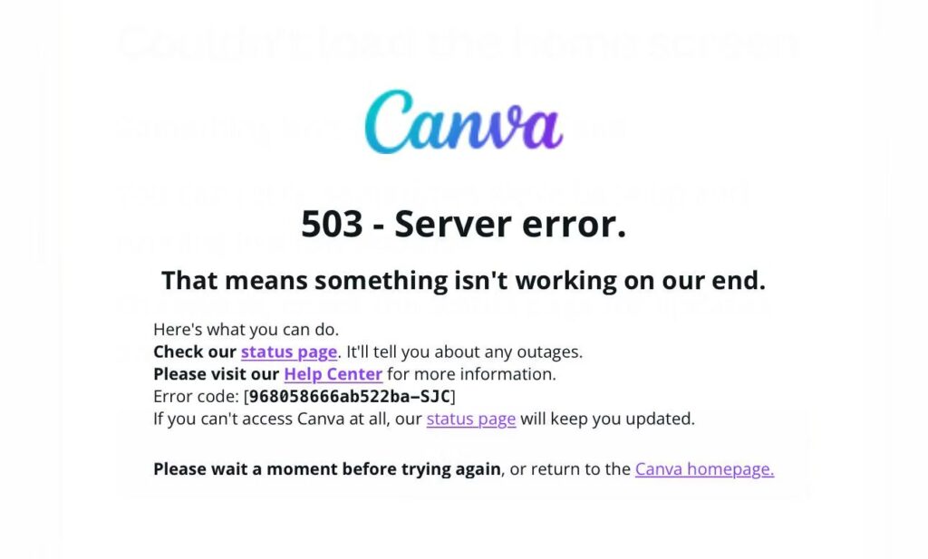 Canva Down di Seluruh Dunia, Pengguna Keluhkan Tak Bisa Akses Desain Ini Penyebab Canva Down, Ribuan User Tidak Bisa Akses Desain