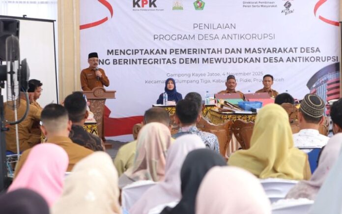 Bupati Pidie Sarjani (1) Bupati Pidie Sebut Pemberantasan Korupsi Bukan Hanya Tugas KPK