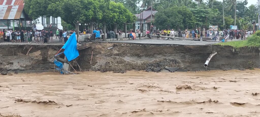 [Foto] Kondisi Terkini Jembatan Teupin Mane Juli Bireuen