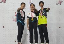 Surya Gusfian Pecahkan Rekor Panjat Tebing Speed WR Aceh Surya Gusfian Pecahkan Rekor Panjat Tebing Speed WR Aceh