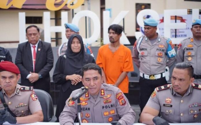 polres lhokseumawe Pelaku Penembakan Penjual Bakso di Lhokseumawe Tertangkap, Ini Motifnya