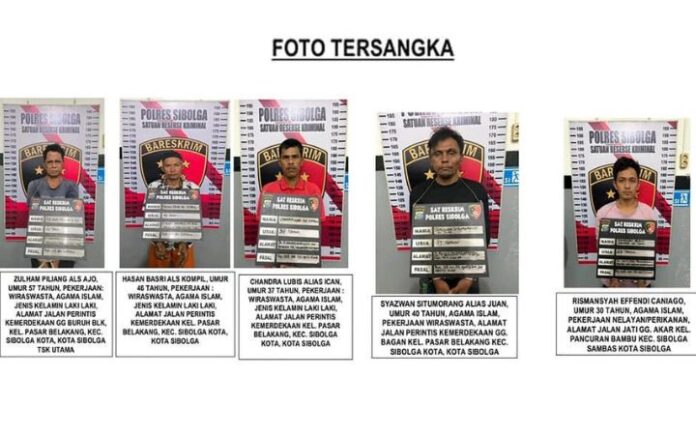 tersangka masjid agung sibolga Polisi Tetapkan 5 Tersangka Penganiaya Mahasiswa Asal Simeulue di Masjid Agung Sibolga
