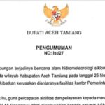 Di Tengah Bencana, ASN di Tamiang Diwajibkan Bersihkan Kantor Bupati Di Tengah Bencana, ASN di Tamiang Diwajibkan Bersihkan Kantor Bupati