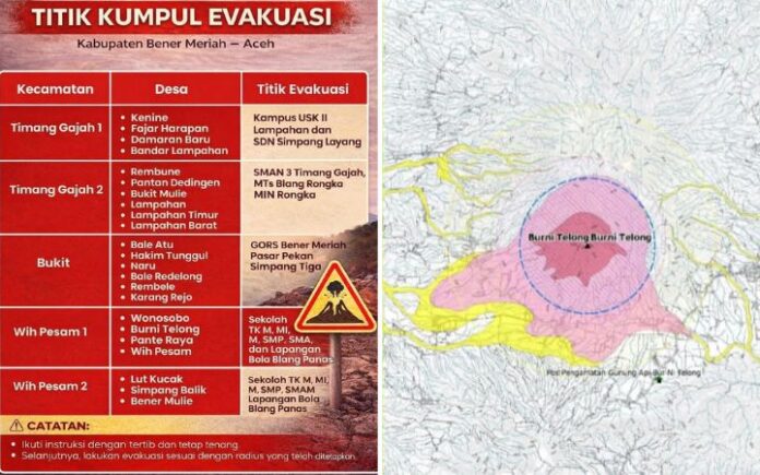 gempa aceh tengah, gempa bener meriah, gunung bur ni telong