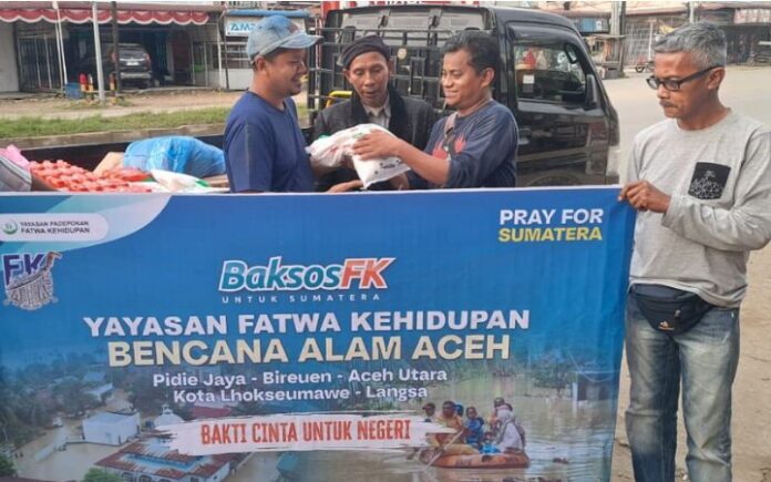 Seikat Cinta Fatwa Kehidupan untuk Korban Banjir Aceh