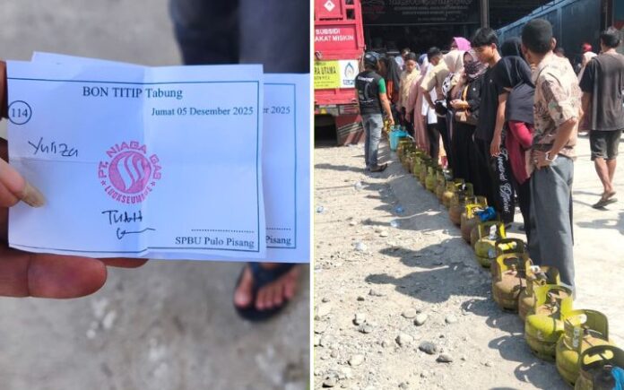 Warga Pidie Keluhkan Sistem Kupon Untuk Dapatkan LPG
