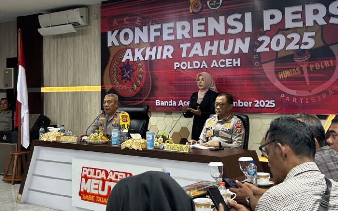 Selama 2025, Polda Aceh Selesaikan 82 Persen Kasus Pidana Umum
