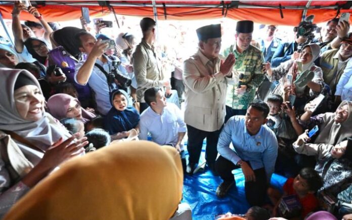 Prabowo Klaim Pasokan Pangan di Kawasan Gayo Cukup