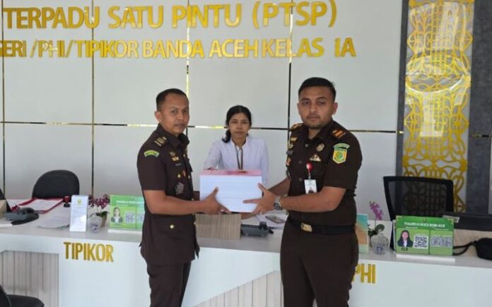 Kasus Dugaan Korupsi SPPD Inspektorat Aceh Besar Dilimpahkan ke Pengadilan