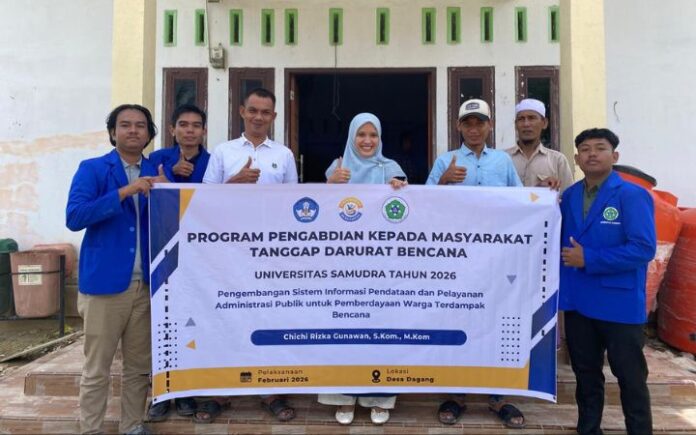 Tim PKM Unsam Kembangkan Sistem Informasi Digital Data Warga Terdampak Bencana