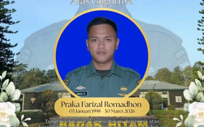 Kena Rudal Israel, 1 Prajurit Yonif 113/JS Gugur di Lebanon Selatan
