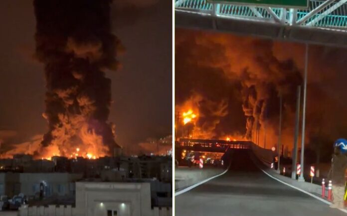 Israel Serang Depot Minyak Teheran, Kobaran Api Menjalar di Jalanan