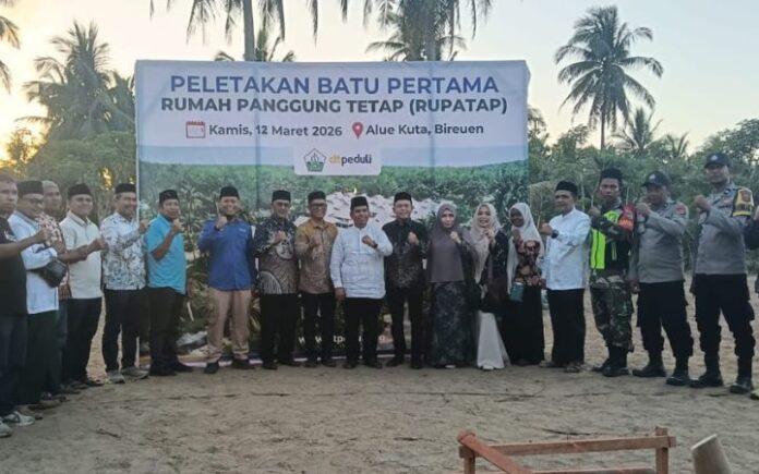 45 Unit Huntap di Alue Kuta Jangka Mulai Dibangun
