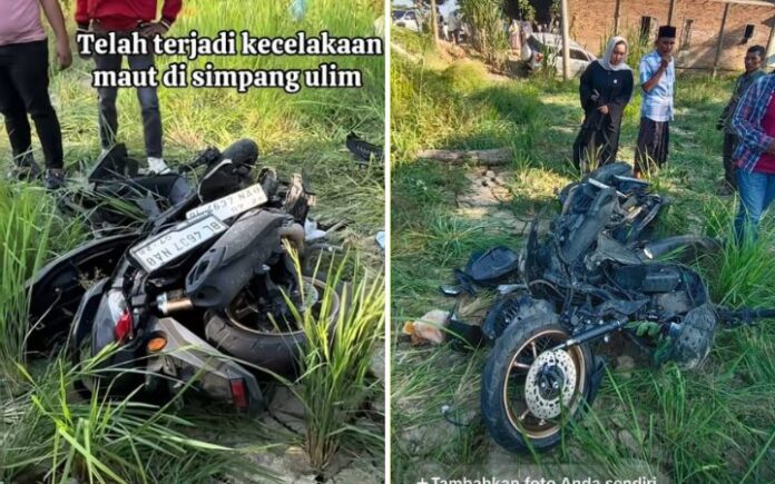 Lakalantas di Nicah Awe Simpang Ulim, Renggut Nyawa 1 Penunggang NMAX
