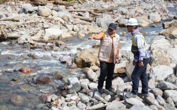 Pembangunan Jembatan Wih Porak Dikebut, Kaposwil Pastikan Sesuai Target