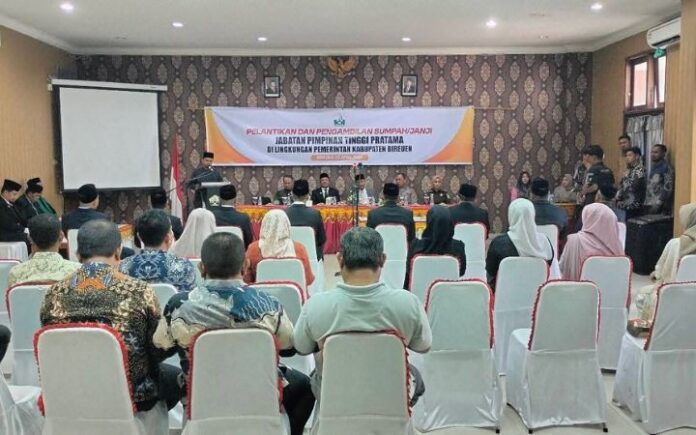 Lantik 8 Pejabat Tinggi, Bupati Bireuen: Tak Ada Ruang bagi Kinerja Lamban