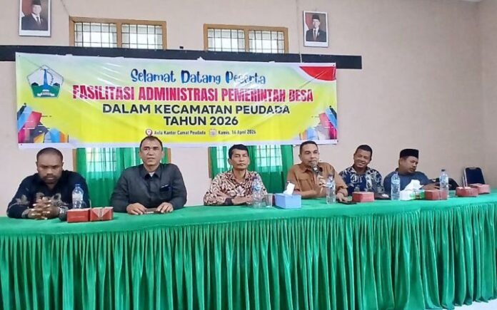 Camat Peudada Kumpulkan 52 Sekdes Benahi Administrasi Gampong