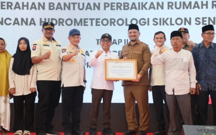 Satgas PRR Salurkan Bantuan Stimulan Perbaikan Rumah di Aceh Tamiang