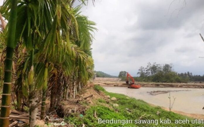 Aliran Sungai Bergeser, Sistem Irigasi di Sawang Terganggu