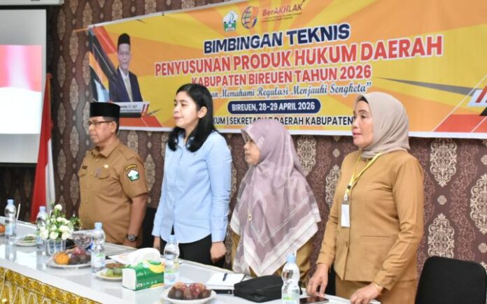 Pemkab Bireuen Gelar Bimtek Penyusunan Produk Hukum