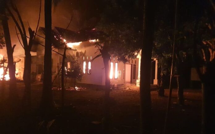Diduga Korsleting Listrik, Rumah di Pidie Jaya Ludes Terbakar