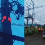 Maling Gasak 16 Meter Kabel Optik PLN di Ingin Jaya kabel optik pln dicuri di ingin jaya