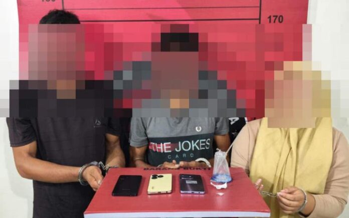 Polisi Ungkap Kasus Sabu di Seunuddon, 3 Pelaku Diamankan
