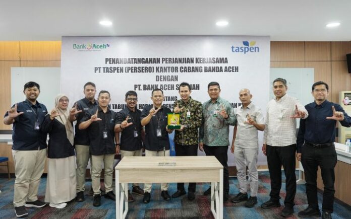 Bank Aceh Syariah dan PT Taspen Perkuat Sinergi Layanan Pembayaran Pensiun